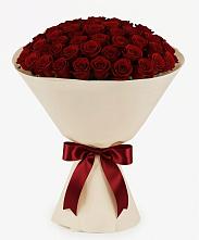 Букет 101 Бордовая роза Блэк Бакарра в Балее