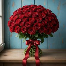Букет Красные розы Блэк Меджик в Балее