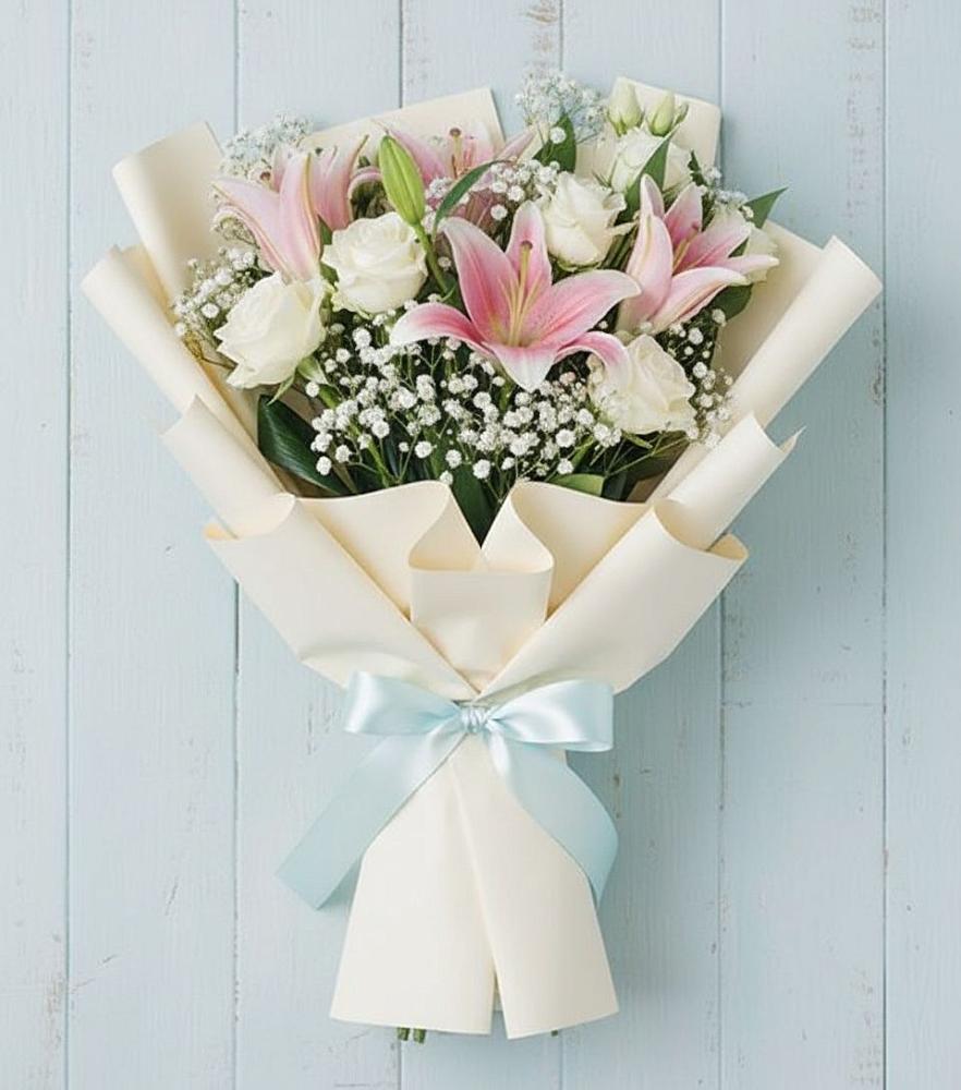 Букет цветов из: Лилии в Балее