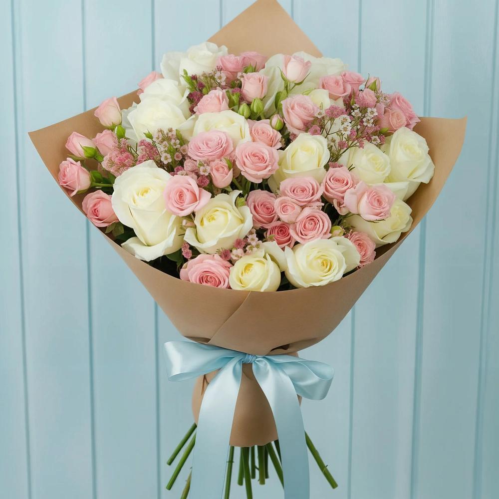 Букет цветов из: Розы в Балее