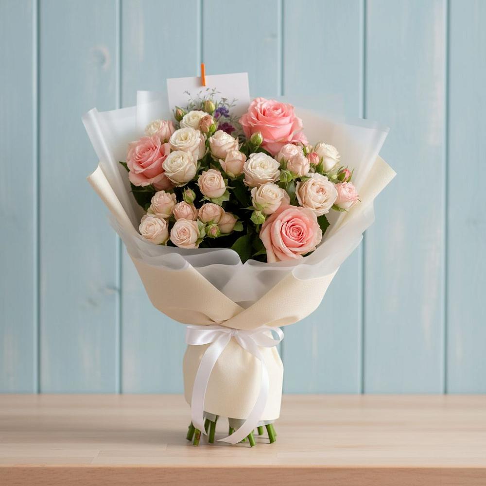 Букет цветов из: Розы в Балее