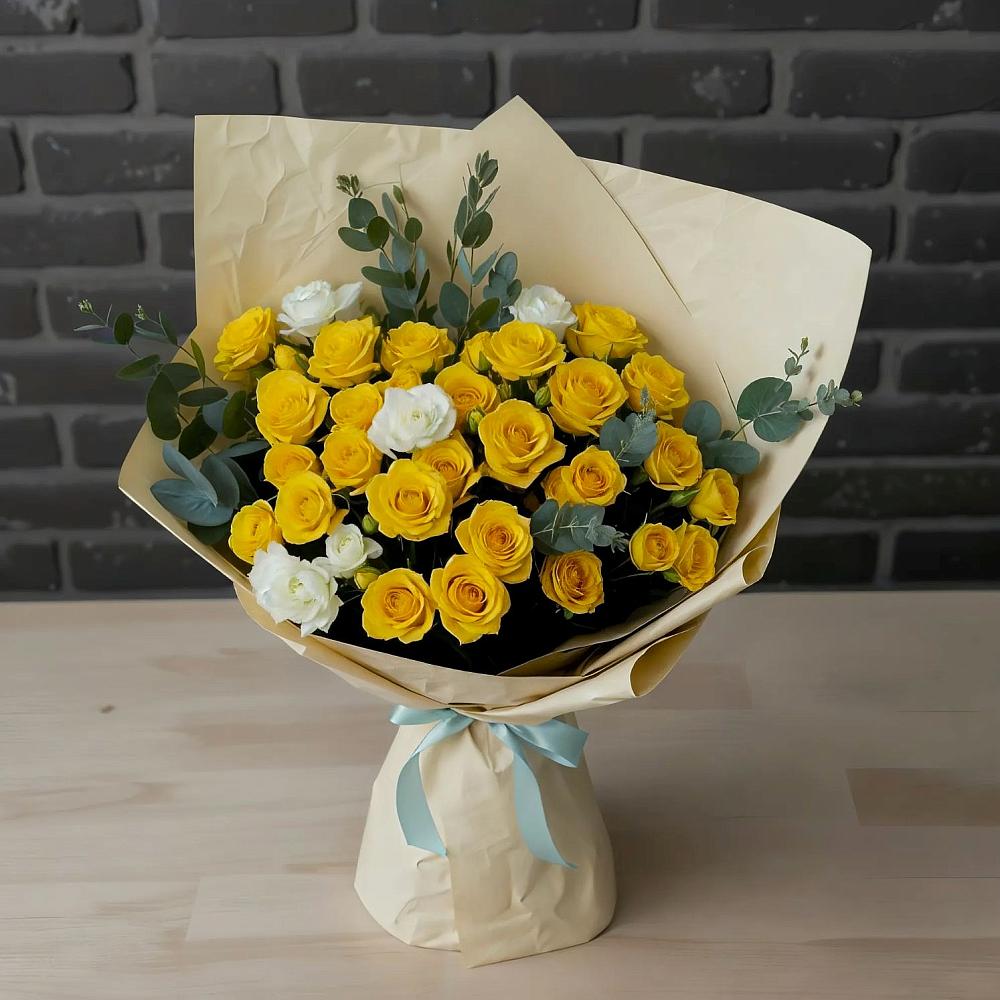 Букет цветов из: Розы в Балее