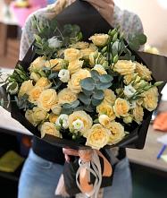 Букет цветов из:  Розы и Лизиантусы #REPLACE_PRED# Балее