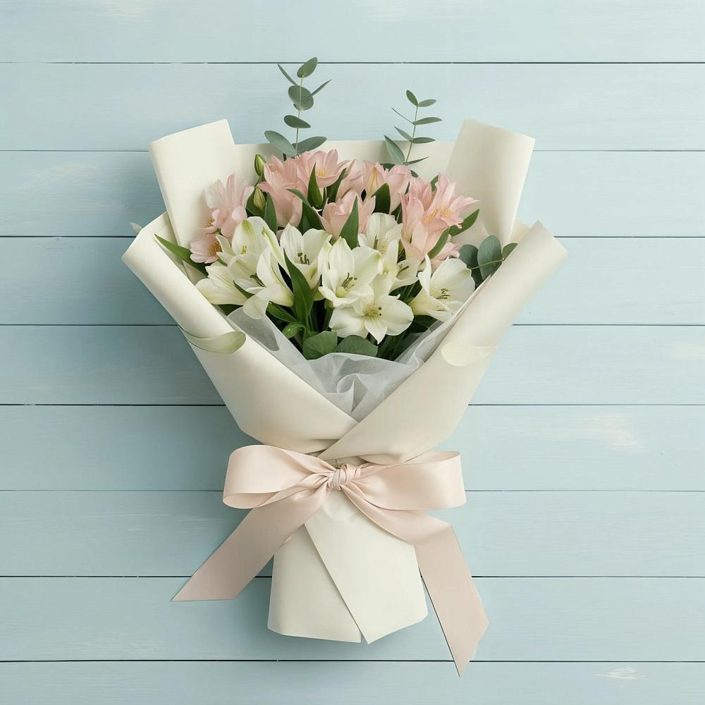 Букет цветов из: Альстромерии в Балее