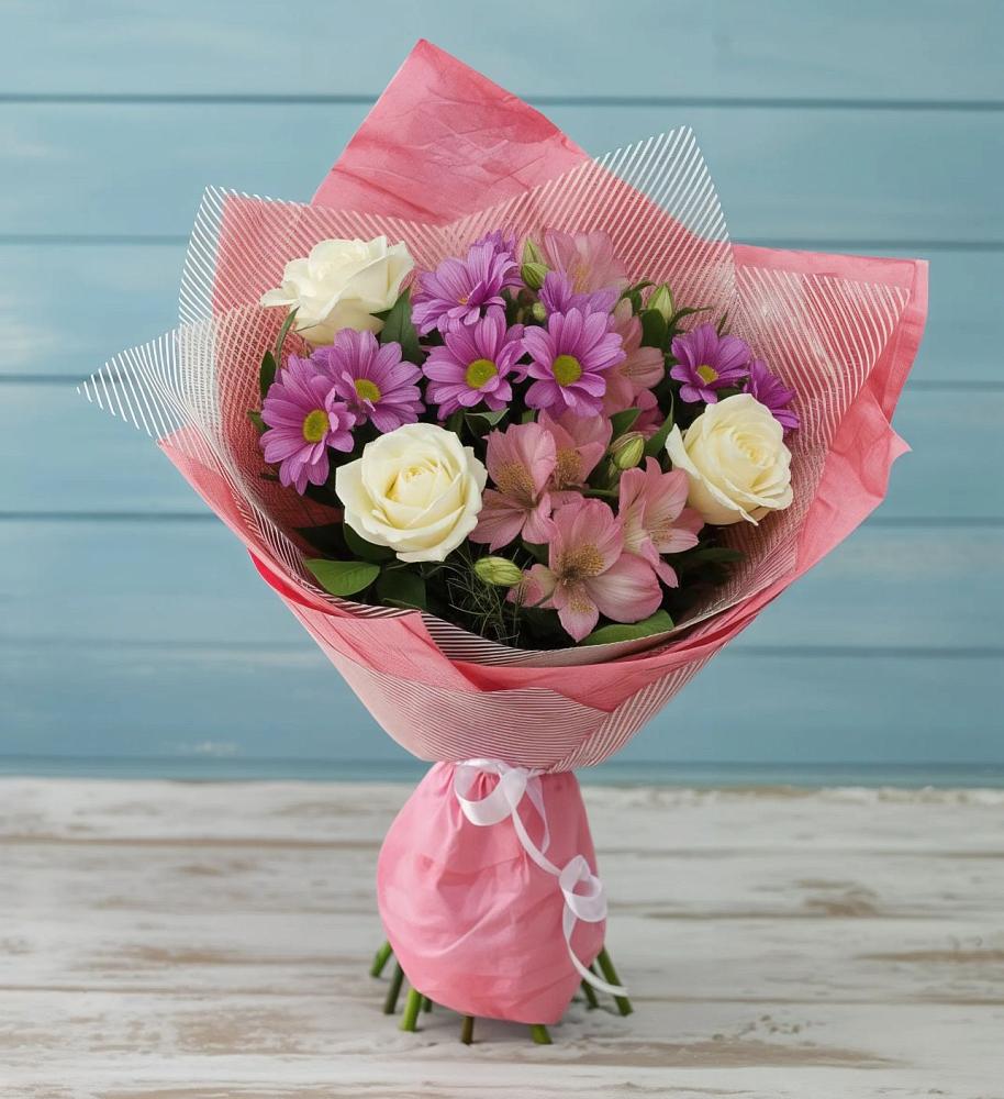 Букет цветов из: Герберы в Балее