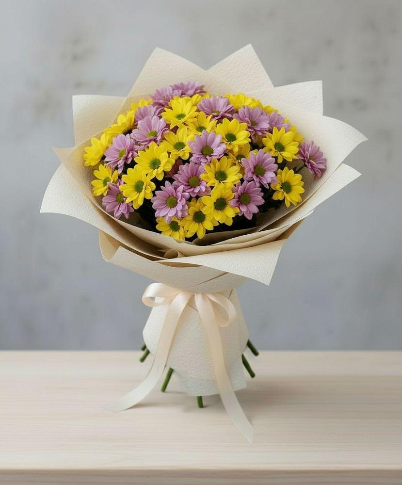 Букет цветов из: Хризантемы в Балее